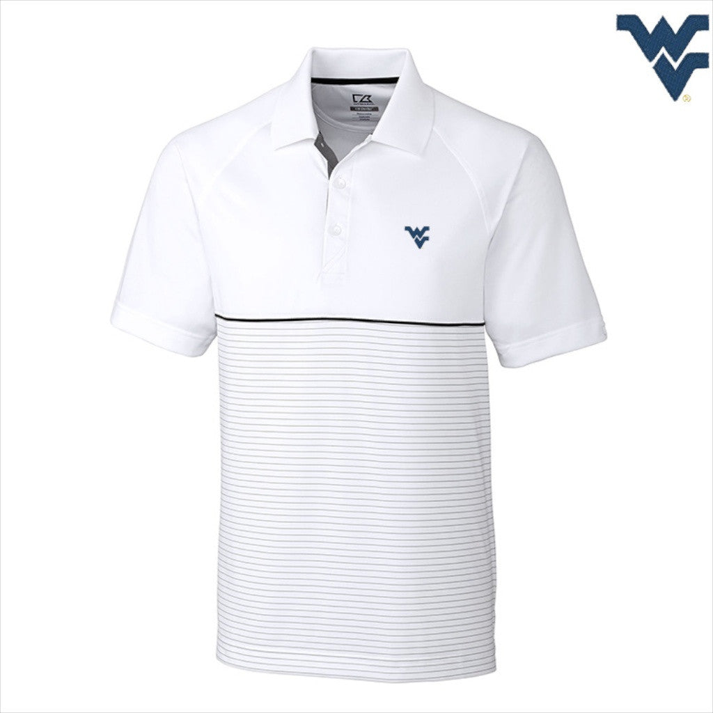 CUTTER & BUCK MEN'S JUNCTION STRIPE HYBRID POLO